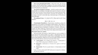 ||11 standard|| biology notes of||photosynthesis in higher plants||