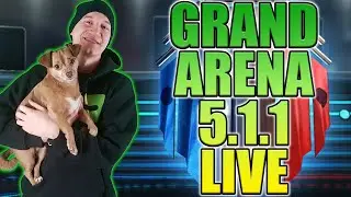 LIVE 5v5 Grand Arena Round 1 (5.1.1) Main & ShadowHand Accounts! SWGOH