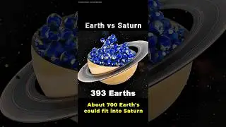 How many Earth's Could fit into Different Planets🤯 #shorts #space #cosmos #universe #cosmology