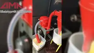 The feedback video of the fish feed making machine