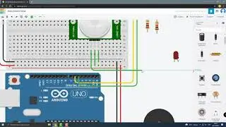 ALARMA DE DETECTOR DE MOVIMIENTOS (SIN PC) - TINKERCAD | ARDUINO