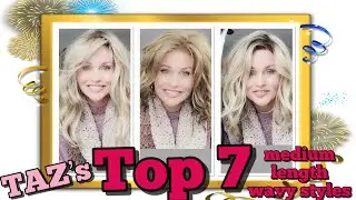 TAZ TOP 7 MID LENGTH WAVY WIG STYLES of 2017