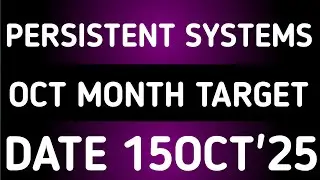 PERSISTENT SYSTEMS STOCK LATEST NEWS 15OCT'25/PERSISTENT SYSTEMS SHARE LATEST NEWS WITH TARGET 