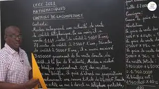 Exercices - CM2 - Mathématiques : Correction CFEE 2021 / M. Gassama