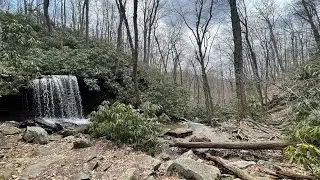 COLE RUN FALLS on the Forbes State Forest