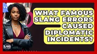 What Famous Slang Errors Caused Diplomatic Incidents? - SlangXplained