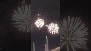 Dubai festival city Fireworks water falls #dubai #eid #burjkhalifa #dubailife #uae #habibi #uaenews