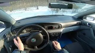 2002 Skoda Octavia Classic POV test drive | Шкода Октавия тест драйв от первого лица