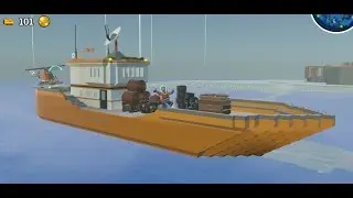 LEGO Worlds - Корабль полярников (Собственной постройки).