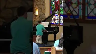 Todd playing at Haddon Piano Studios Spring Recital