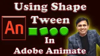 How do I Animate a shape in Adobe Animate (Tutorial - 4)