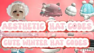 aesthetic Roblox hat codes, aesthetic accessories  codes for brokhaven, berry avenue BloxburgRoblox