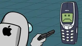 Cup song APPLE vs NOKIA in Among us