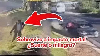 De Película: Sobrevive a un impacto mortal y camina como si nada!!!