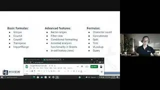 Google Sheets Training Session: How to Use Key Formulas and Features