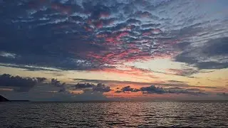 закат на Северном Средиземном Море