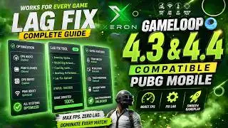 Finally FIX PUBG Mobile Lag on GameLoop 🚀 Best Settings + My New Software Release (No FPS Drops)