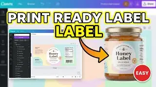 How to design product label on canva (Full Tutorial) 2024