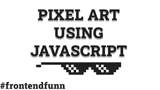 pixel art tutorial using javascript