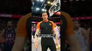 EuroLeague hakemi deneyimi! 🏀 #realmadrid #barcelona #referee #euroleague #referees #hakem