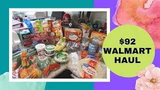 $92 Walmart Grocery Haul | September 2022