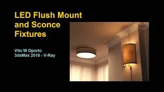 IES Light and Fixture Aberdale Flush Mount and Sconce