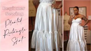Making a Rectangle Skirt | Beginner Sewing Tutorial