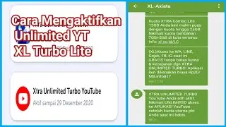 TUTORIAL MENGAKTIFKAN UNLIMITED YOUTUBE XL TURBO LITE 