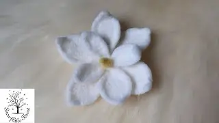 Needle Felting Flower Tutorial Magnolia