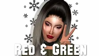 The Sims 4: 14 DAYS OF COLLABMAS | Day 11: Red & Green + FULL CC LIST!