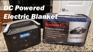 DC Powered Stalwart Emergency Electric Blanket - Powered by Ecoflow R600 Pro Power Station - Review