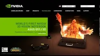 ASUS 3D Vision Notebook Web Main Feature Graphic