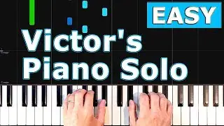 Victor's Piano Solo (Corpse Bride) - Piano Tutorial EASY