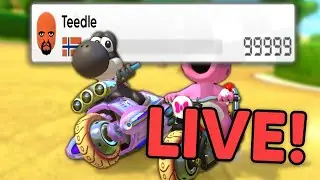 Getting 100k Vr in Mario Kart 8 Deluxe with viewers!