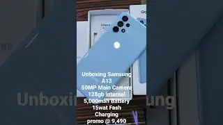 Unboxing Samsung A13