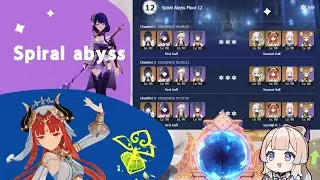 Genshin impact New Spiral abyss with Nilou bloom