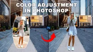 How To Match Colors with Background Automatically In Photoshop | Photoshop New Tricks