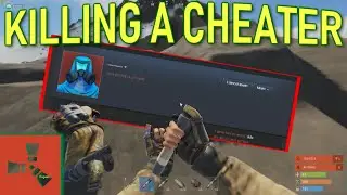 RUST | KILLING A CHEATER on FACEPUNCH EU 2 ( 3v1/ PVP/ Survival/ Vanilla gameplay )