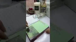 mini journal ️ pt 7 ! Green theme! which theme next!  #art #journaltime #drawing #creativeideas