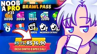 Comprei o BRAWL PASS na conta FREE2PLAY por conta do DESCONTO????? (NOOB A PRO #35)