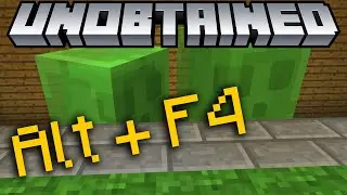 Alt + F4 the Simplest Dupe | Minecraft - Unobtained