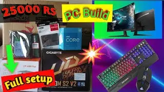 Under 25000 Best Budget Pc Build step by step guide |