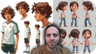 Character Sheet selbst erstellen in Midjourney - Model & Reference Sheet mit KI | Tutorial [deutsch]