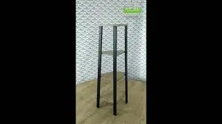 Стелаж кутовий 4 полиці Призма Метал Дизайн