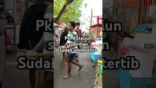 pkl di st.sudirman sudah lebih tertib #shortvideo #pkl #stasiunsudirman
