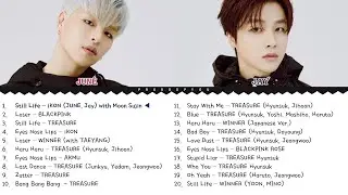 PLAYLIST | YG ARTISTS (BLACKPINK, TREASURE, WINNER, AKMU, iKON) COVER BIGBANG SONGS