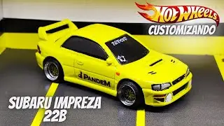 SUBARU IMPREZA 22B - Hot Wheels Custom (Rocket Bunny)
