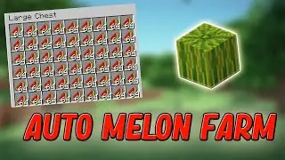 How To Make A Simple Automatic MELON Farm! 1.15+