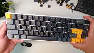 Tai Hao Dark Knight keycaps on Royal Kludge RK68