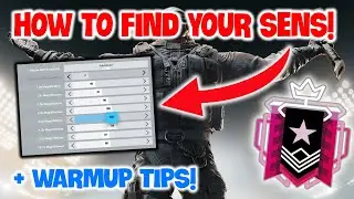 How to Find Your Sensitivity +  Warm Up Properly! | Rainbow 6 Siege: In-Depth Guide